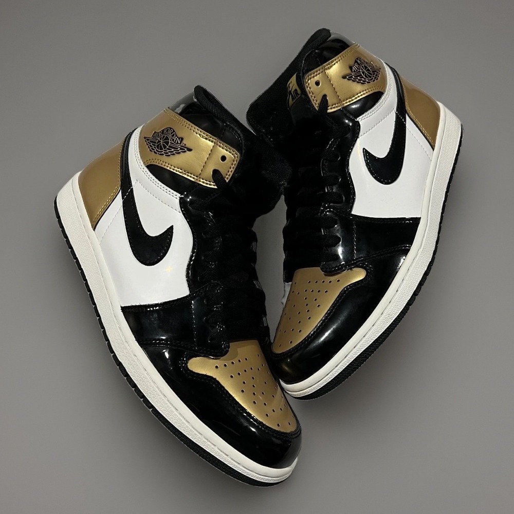 Air Jordan 1 Retro High OG NRG 861428-007 Mens Metallic Gold Sneaker Size 10.5
